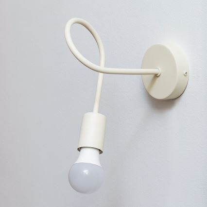 Aplique de parede OXFORD 1xE27/15W/230V cor creme