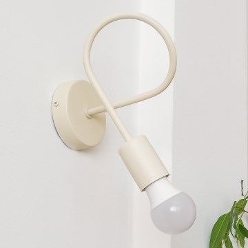 Aplique de parede OXFORD 1xE27/15W/230V creme
