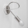 Aplique de parede OXFORD 1xE27/15W/230V cromo brilhante