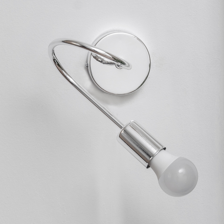 Aplique de parede OXFORD 1xE27/15W/230V cromo brilhante