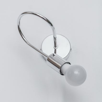 Aplique de parede OXFORD 1xE27/15W/230V cromo brilhante