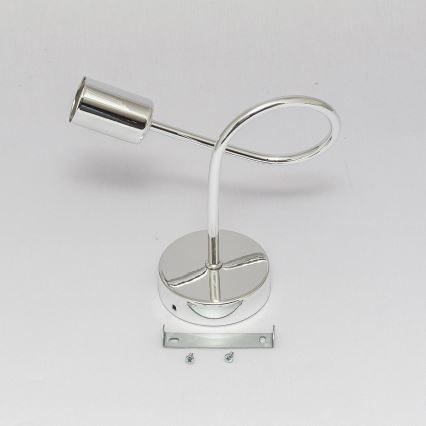 Aplique de parede OXFORD 1xE27/15W/230V cromo brilhante