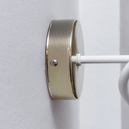 Aplique de parede OXFORD 1xE27/15W/230V dourado/branco