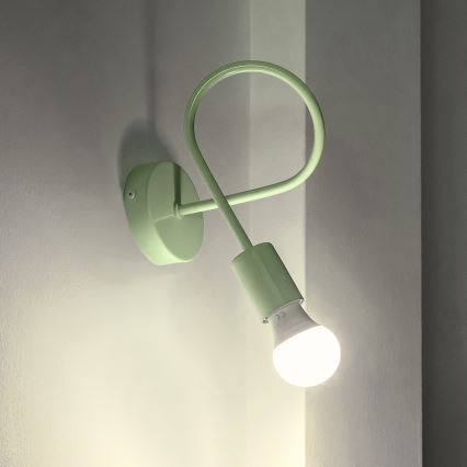 Aplique de parede OXFORD 1xE27/15W/230V verde