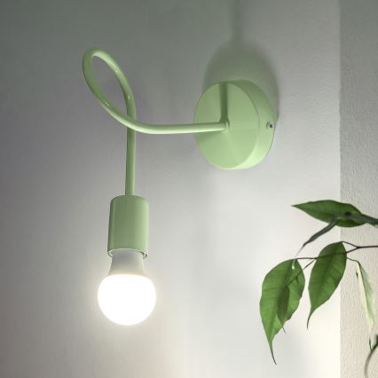 Aplique de parede OXFORD 1xE27/15W/230V verde