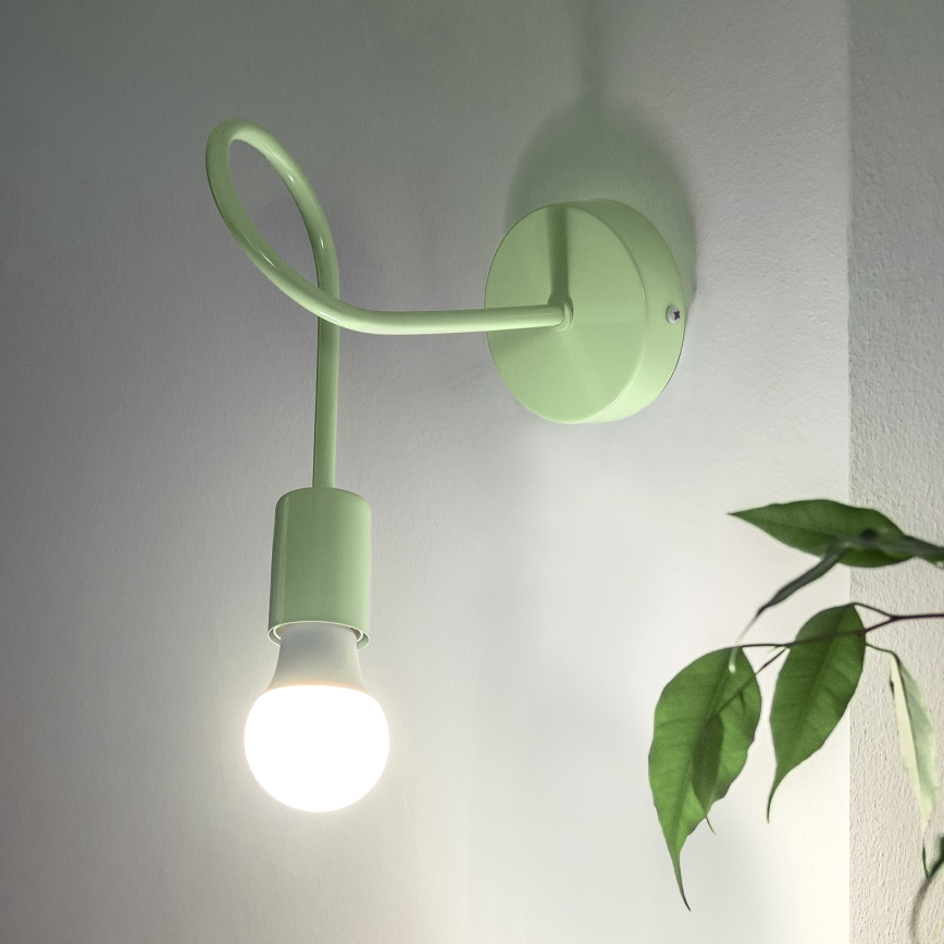 Aplique de parede OXFORD 1xE27/15W/230V verde