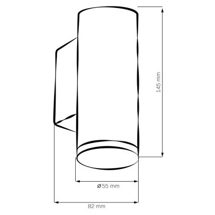 Aplique de parede para casa de banho LED RGBW dimerizável TURYN 1xGU10/4,8W/230V 3000K IP44 branco + comando remoto