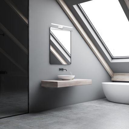 Aplique de parede para casa de banho SHINE LED/7W/230V 40 cm IP44 branco