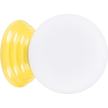 Aplique de parede para casa de banho ZORI 1xG9/8W/230V IP44 amarelo