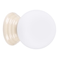 Aplique de parede para casa de banho ZORI 1xG9/8W/230V IP44 bege