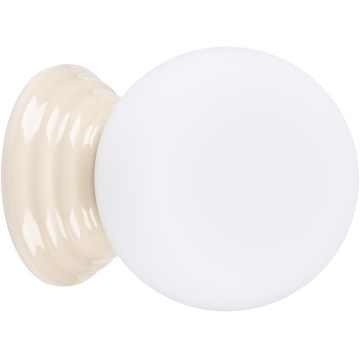 Aplique de parede para casa de banho ZORI 1xG9/8W/230V IP44 bege