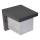 Aplique de parede para exterior ARIANA 1xE27/40W/230V IP54 antracite