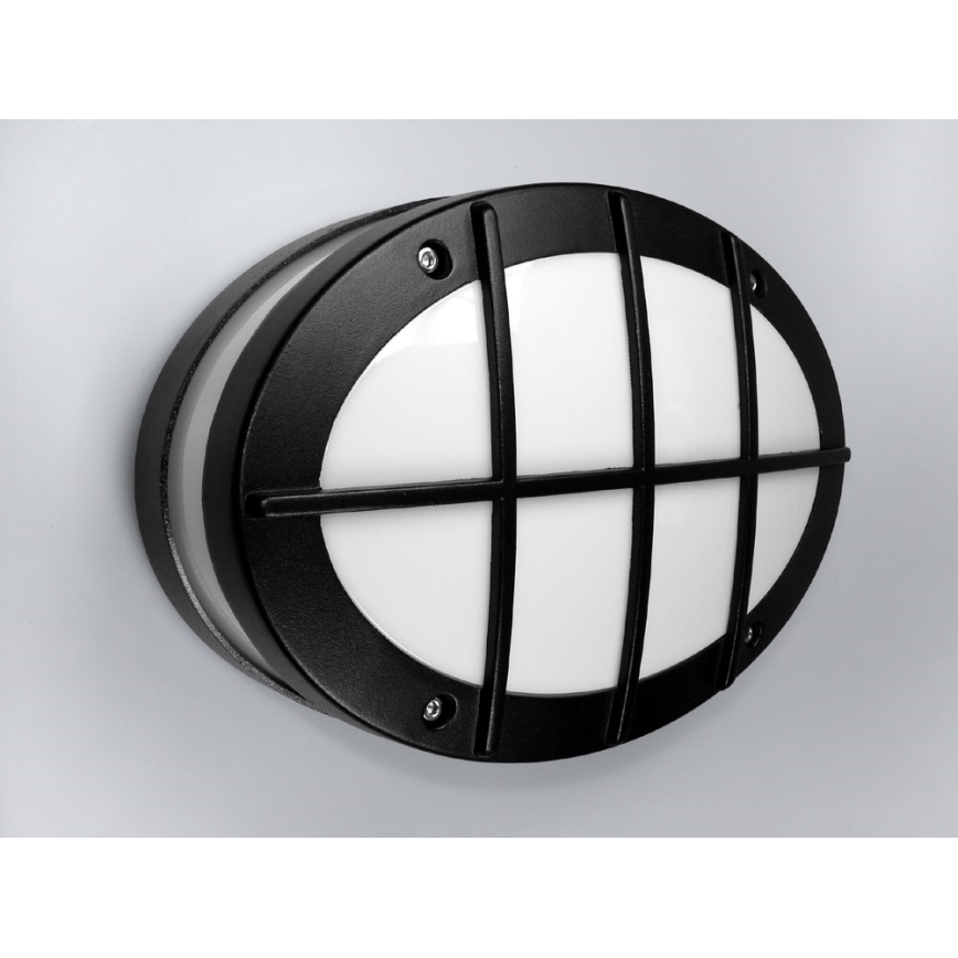 Aplique de parede para exterior GALLUN 1xE27/60W/230V IP54 preto