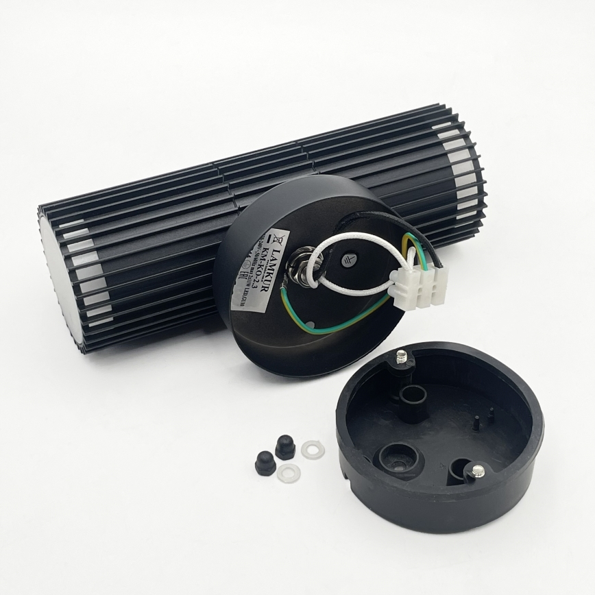 Aplique de parede para exterior LANTHEA 2xGU10/11W/230V IP44 preto
