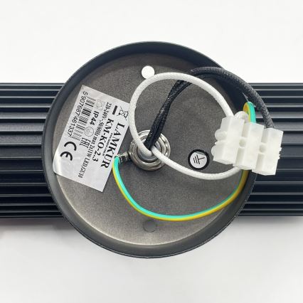 Aplique de parede para exterior LANTHEA 2xGU10/11W/230V IP44 preto