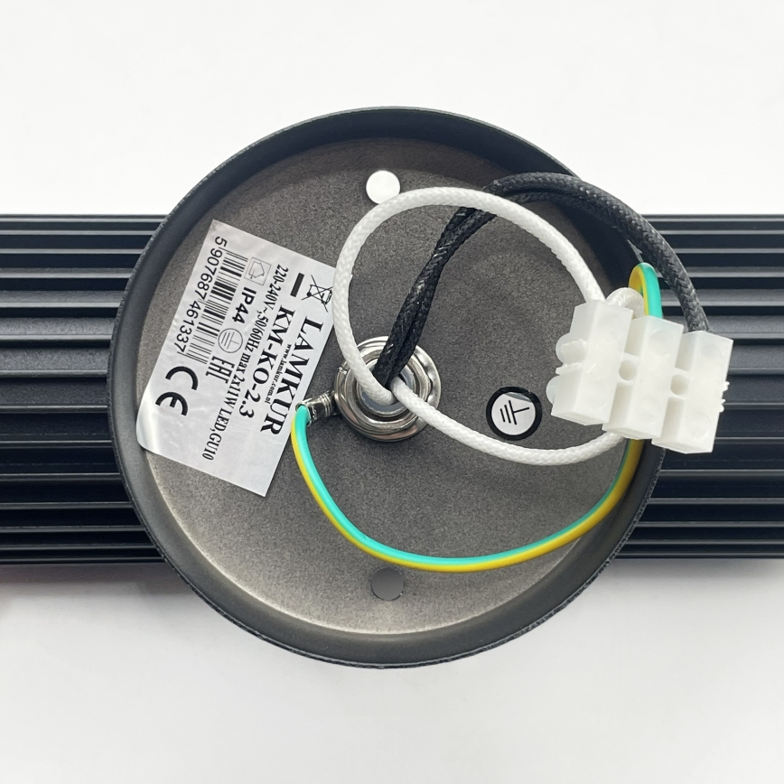 Aplique de parede para exterior LANTHEA 2xGU10/11W/230V IP44 preto
