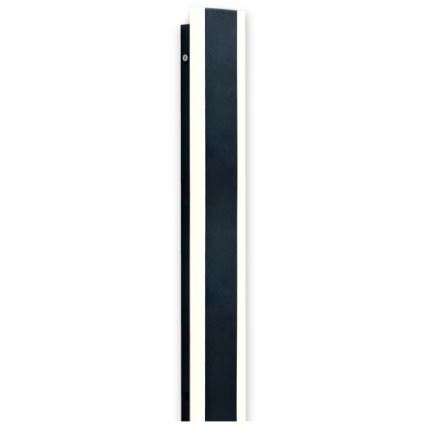 Aplique de parede para exterior LED MIRANA S, 8W, 230V, 4000K, IP44, 30 cm, preto