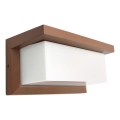 Aplique de parede para exterior NEELY 1xE27/60W/230V IP54 castanho