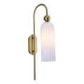 Aplique de parede PIEGA 1xE14/40W/230V latão/branco
