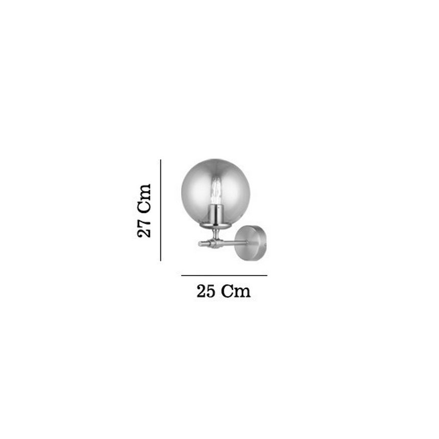 Aplique de parede POLINO 1xE27/40W/230V dourado