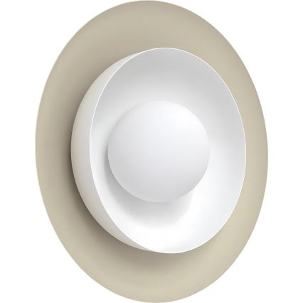 Aplique de parede POPPI 1xG9/8W/230V bege/branco