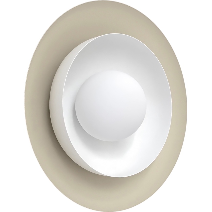 Aplique de parede POPPI 1xG9/8W/230V bege/branco