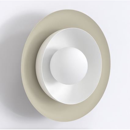 Aplique de parede POPPI 1xG9/8W/230V bege/branco