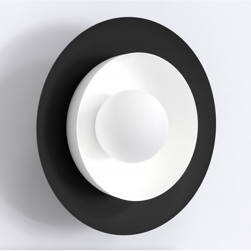 Aplique de parede POPPI 1xG9/8W/230V preto/branco
