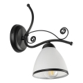 Aplique de parede RETRO 1xE27/60W/230V preto/branco