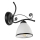 Aplique de parede RETRO 1xE27/60W/230V preto/branco