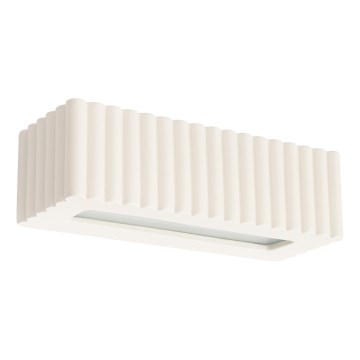 Aplique de parede RIGATA 1xE27/15W/230V cerâmica/creme