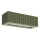 Aplique de parede RIGATA 1xE27/15W/230V cerâmica/verde