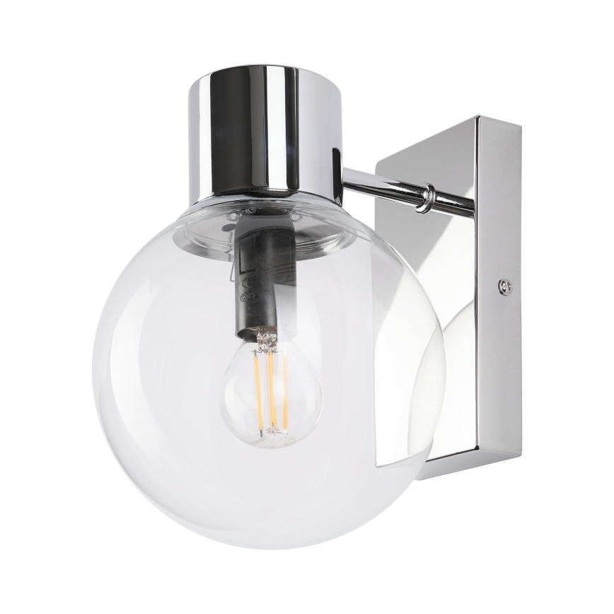 Aplique de parede SFERIO 1xE14/5W/230V cromado brilhante/vidro transparente