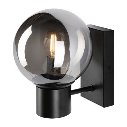 Aplique de parede SFERIO 1xE14/5W/230V preto/fumê