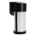Aplique de parede solar LED/3,7 V 300 mAh IP44 preto