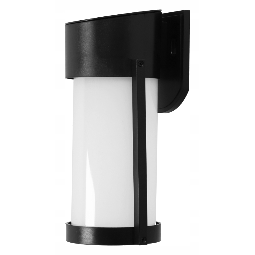 Aplique de parede solar LED/3,7 V 300 mAh IP44 preto