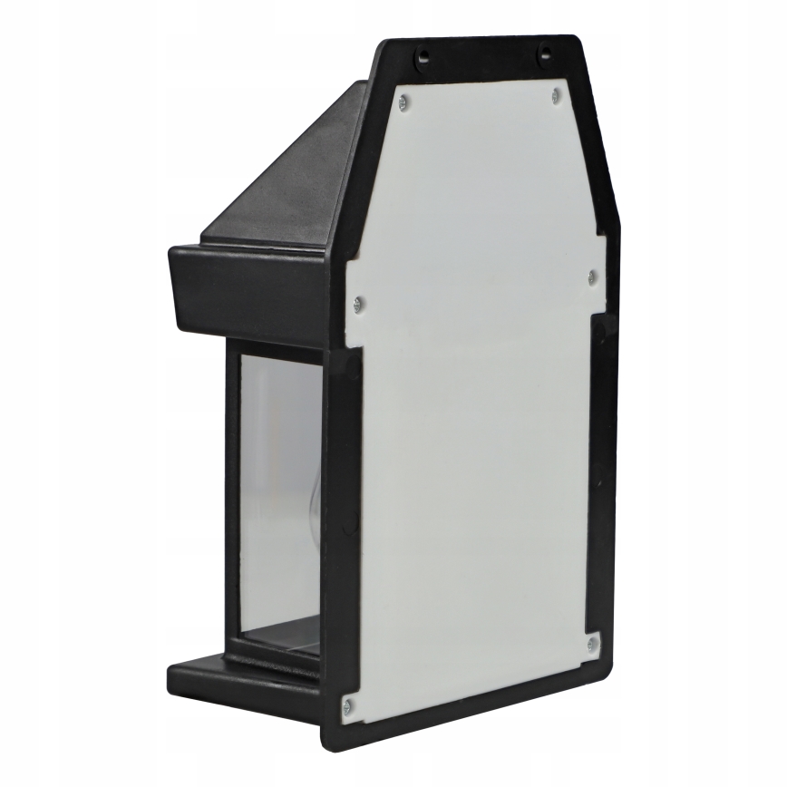 Aplique de parede solar LED com sensor LED/3,7V 600 mAh IP44 preto