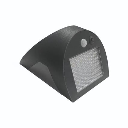 Aplique de parede solar LED com sensor LED/3W/3,7V 3000/4000K 1200 mAh IP54 antracite