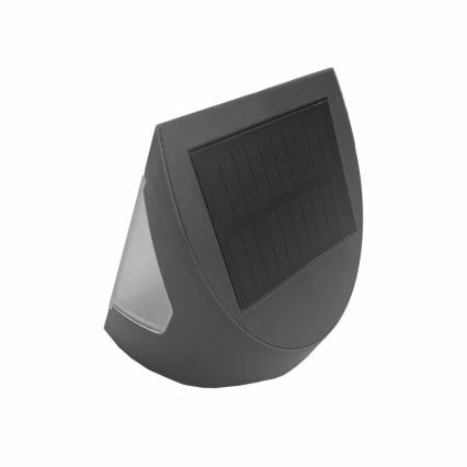 Aplique de parede solar LED com sensor LED/3W/3,7V 3000/4000K 1200 mAh IP54 antracite