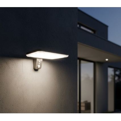 Aplique solar de parede LED com sensor PHOENIX LED/15W/3,2V 3000/4000K IP65 6000 mAh