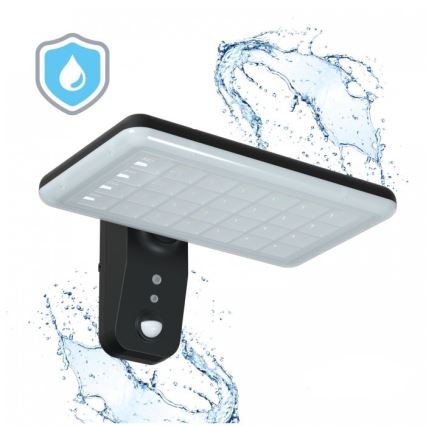 Aplique solar de parede LED com sensor PHOENIX LED/15W/3,2V 3000/4000K IP65 6000 mAh