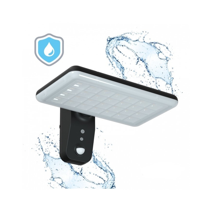 Aplique solar de parede LED com sensor PHOENIX LED/15W/3,2V 3000/4000K IP65 6000 mAh
