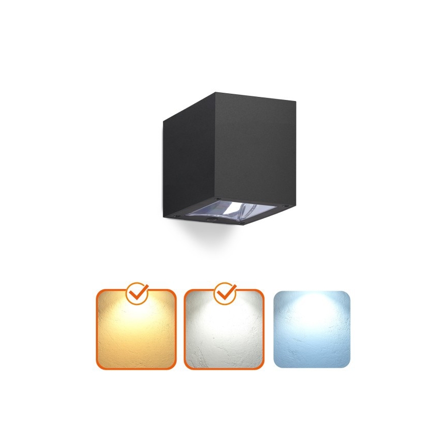 Aplique de parede solar LED QUERK LED/1,2V 3000/4000K IP54 800 mAh