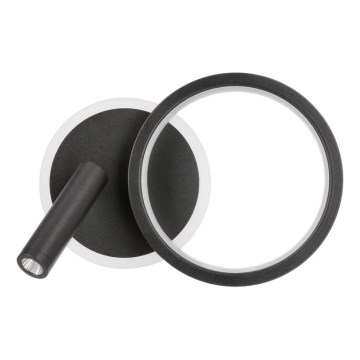 Aplique de parede spot LED MONET LED/16W/230V preto