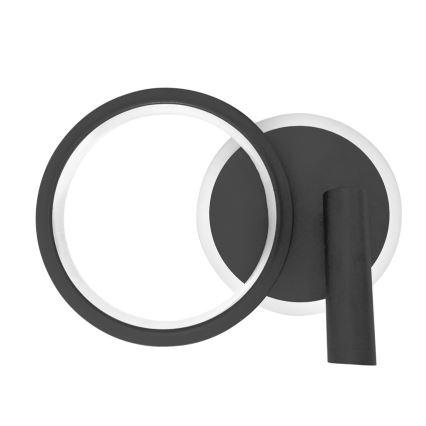 Aplique de parede spot LED MONET LED/16W/230V preto