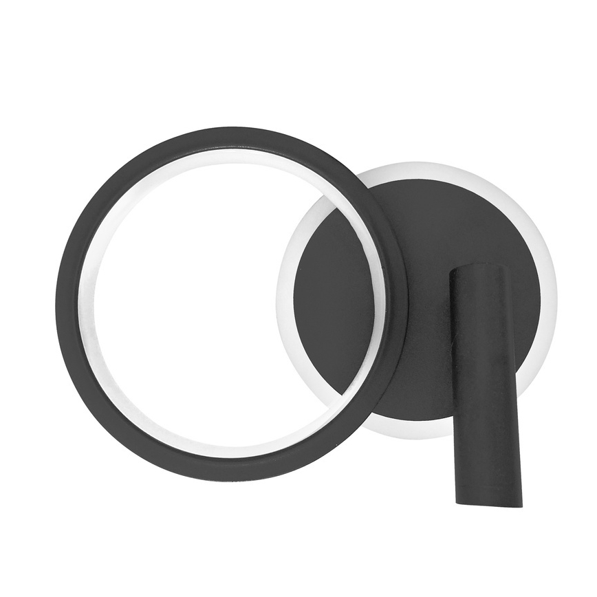 Aplique de parede spot LED MONET LED/16W/230V preto