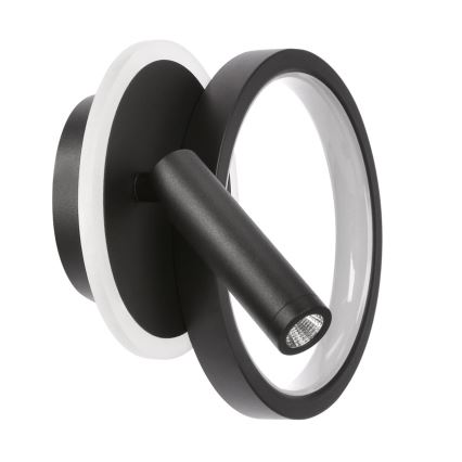 Aplique de parede spot LED MONET LED/16W/230V preto