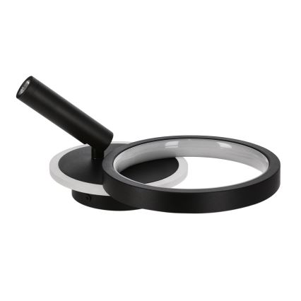 Aplique de parede spot LED MONET LED/16W/230V preto