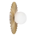 Aplique de parede SUNPLISS 1xG9/10W/230V Ø 30 cm dourado/creme