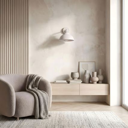 Aplique de parede SVEN 1xE27/15W/230V creme